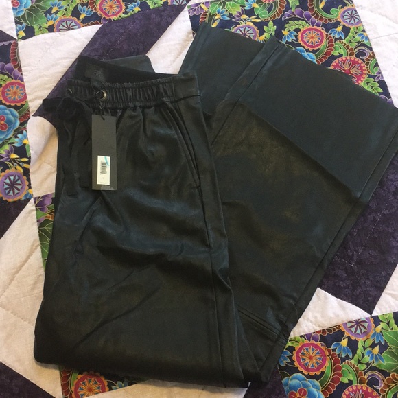 Banana Republic Monogram Leather Pants - Picture 2 of 8